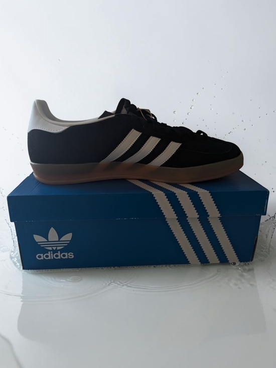 adidas Other - Adidas Gazelle Indoor Core Black White Gum Men's Sneaker J12060 Size 11.5